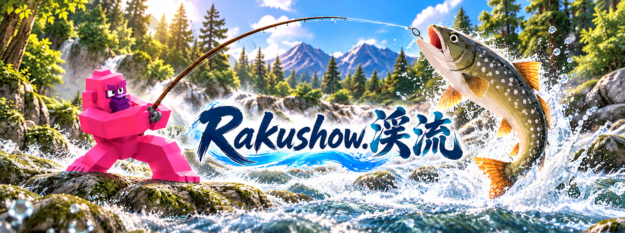 Rakushow_渓流のバナー